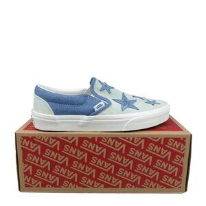 Vans Classic Slip On Starry Night Denim Shoes Womens Size 8 NEW